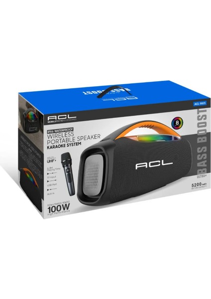 100W Box Party Boy Rgb Işıklı Ses Bombası Mikrofonlu Hoparlör modelleri