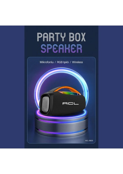 100W Box Party Boy Rgb Işıklı Ses Bombası Mikrofonlu Hoparlör fırsatları
