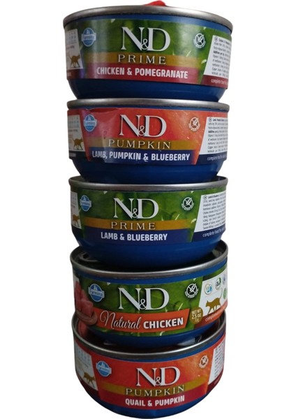 N & D Yaş Mama 70G*6 Adet