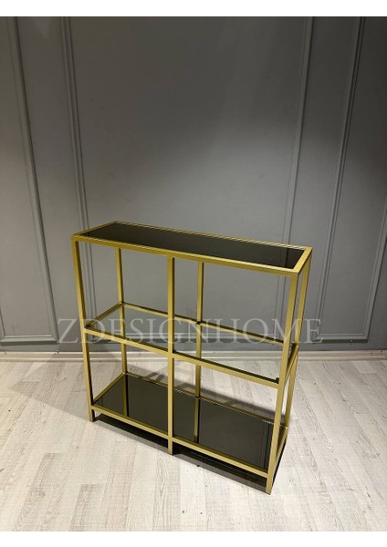 90X30X( 95 cm Yükseklik) Gold Dresuar Zdesıgnhome Z01