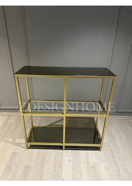 90X30X( 95 cm Yükseklik) Gold Dresuar Zdesıgnhome