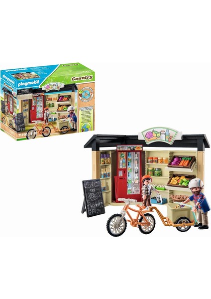 71250 Country Çiftlik Dükkanı, Çiftlik Hayvanı Oyun Setleri, Sürdürülebilir Oyuncaklar, Eğlenceli, Yaratıcı Rol Yapma, 4 Yaş ve Üzeri Çocuklar Için Uygun Oyun Setleri