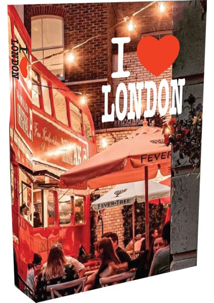 058 London Dekoratif Kitap Kutusu