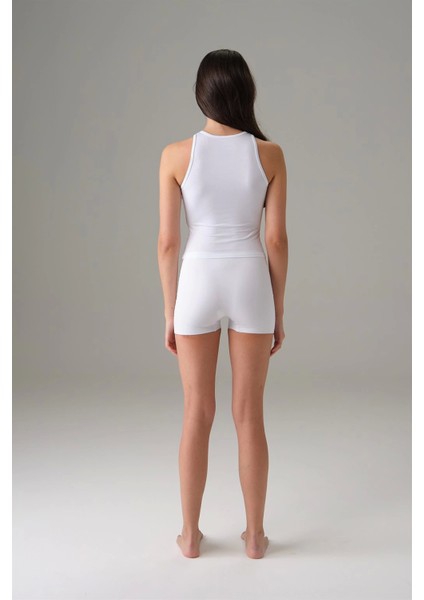 Doreanse Kadın Halter File Yaka Atlet Beyaz 9401 fiyatları