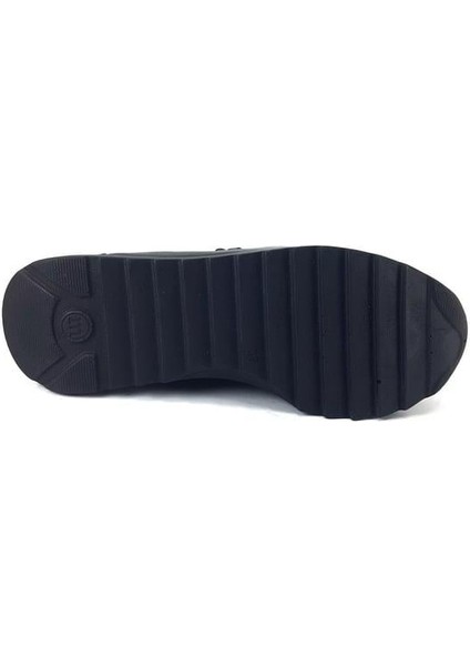 3730HAKIKI Deri Günlük Kadın Ayakkabı-Siyah fırsatları