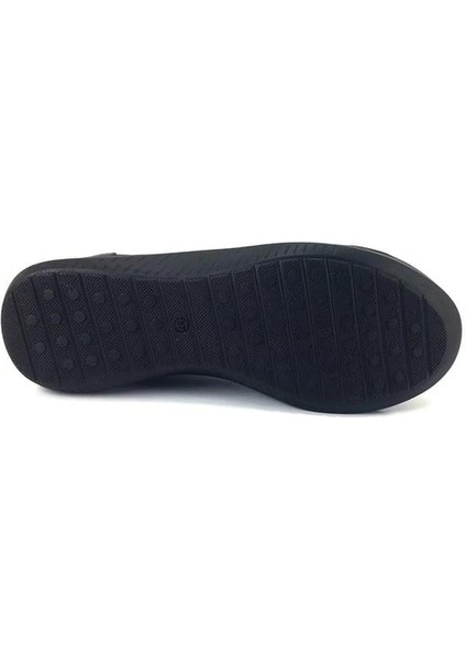 3755 Hakiki Deri Günlük Kadın Ayakkabı-Siyah fırsatları