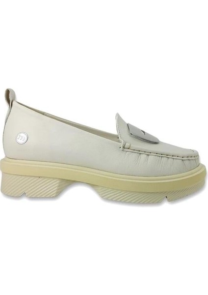 850 Deri Günlük Kadın Ayakkabı-Kemik fiyatları