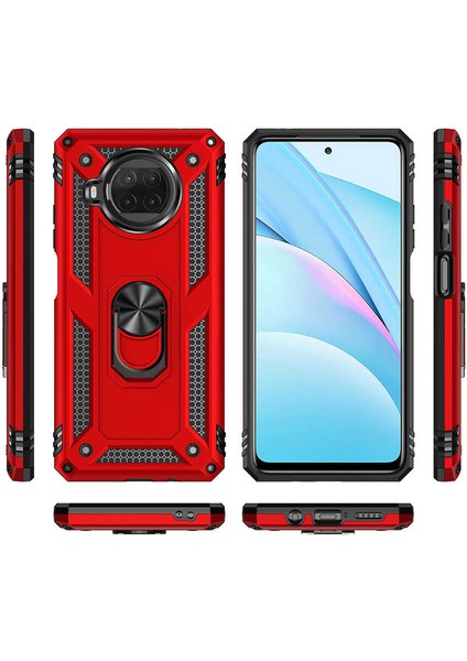 Xiaomi Redmi Note 9 Pro 5g Uyumlu Kılıf Soldier Korumalı Yüzüklü ve Mıknatıslı Tpu Gövde Kılıf fiyatları