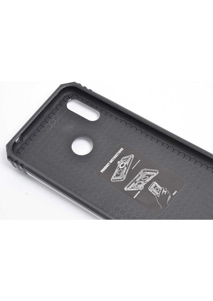 Huawei Y6S 2019 Uyumlu Kılıf Soldier Korumalı Yüzüklü ve Mıknatıslı Tpu Gövde Kılıf