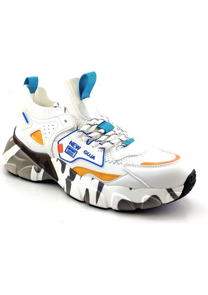 568 Erkek Sneaker Spor Ayakkabı-Beyaz