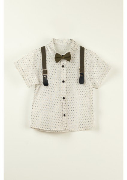 Erkek Çocuk Yazlık Takım Elbise Papyonlu ve Slopetli "yaman" Modeli modelleri