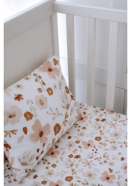 Çiçek Bahçesi Bebek Lastikli Çarşaf Seti (70X130+15) - Floral Joys fiyatları