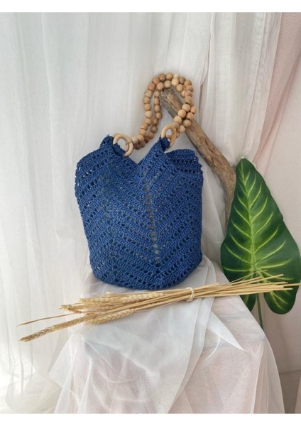 Handmade Naturel Tasarım Hasır Çanta