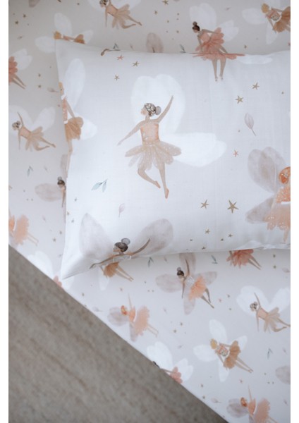 Balerin Periler Bebek Lastikli Çarşaf Seti (55X95+15) - Fairy Garden fiyatları
