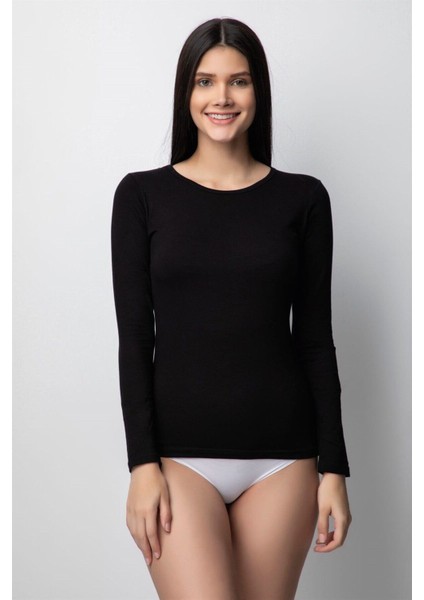 Uzun Kol Bisiklet Yaka Body 3225