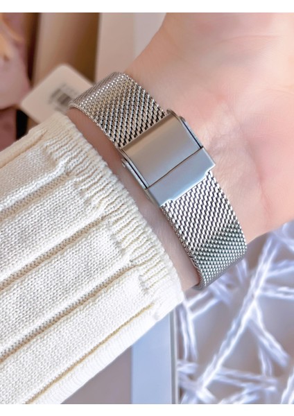 Hasır Kordonlu Gümüş/rose Kararmaz Renk Atmaz 3 Atm Özel Tasarım Kadın Kol Saati BF21934CWT-E fırsatları