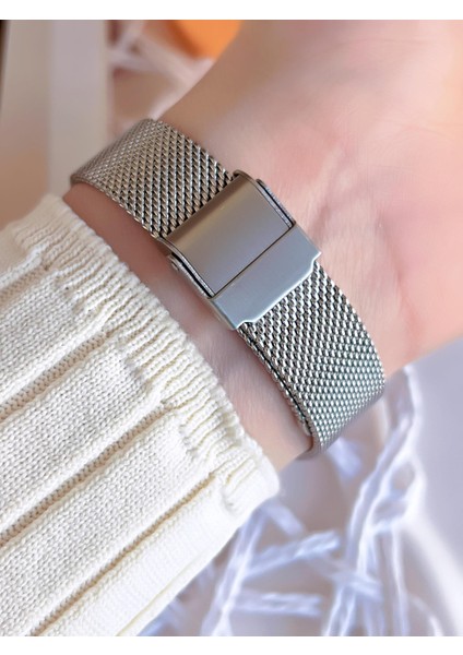 Hasır Kordonlu Gümüş/rose Kararmaz Renk Atmaz 3 Atm Özel Tasarım Kadın Kol Saati B8C4012FE fırsatları