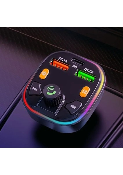 Araç Bluetooth Fm Transmitter Mp3 ve Şarj KT-325