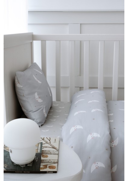 Minik Aylı Bebek Nevresim Takımı (100X150) - Mini Moons modelleri