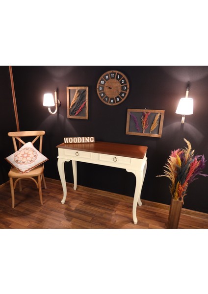 Mobilya 120 cm Çekmeceli Masif Lake Ceviz Dresuar fırsatları