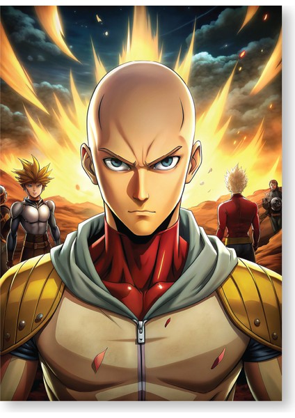 One Punch Man Anime Poster B