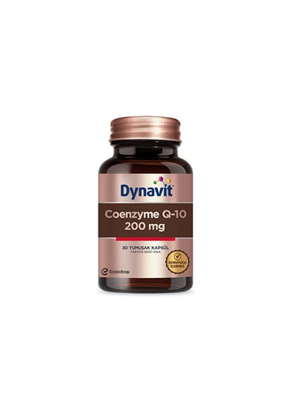 Coenzyme Q-10 200 Mg 30 Adet Yumuşak Kapsül  (  1  Adet  )