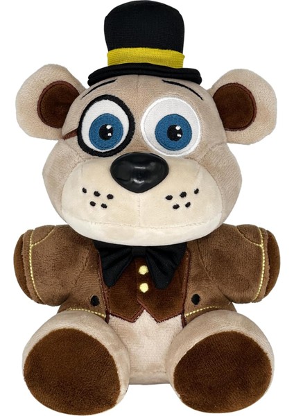 Xsmart Global Fan Koleksiyonu Mr Freddy Peluş Yumuşak Sarılabilir Sevimli Doldurulmuş Hediyeler Her Yaştan Fan Için, Açık Kahverengi, 7" (Yurt Dışından)