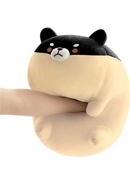 Doldurulmuş Hayvan Shiba Inu Peluş Köpek Oyuncak Anime Corgi Kawaii Peluş Yumuşak Yastık, Kız Erkek Için Peluş Oyuncak Hediyeler (20 Inç, Siyah) (Yurt Dışından) fiyatları