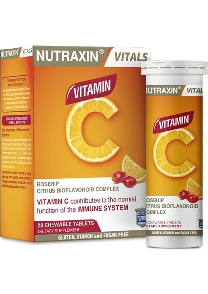 Vitamin C 28 Çiğneme Tablet ( 1 Adet )