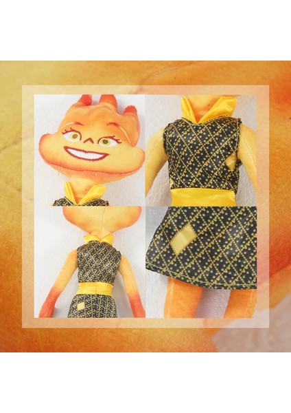 Elemental Peluş Ember Plushies Doldurulmuş Oyuncak 12 Inç Yumuşak Doldurulmuş Şekil Bebek Çocuklar ve Yetişkinler Için (Ember, Onesize) (Yurt Dışından)