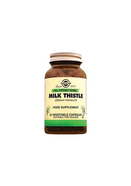 Milk Thistle 50 Kapsül ( 1 Adet )