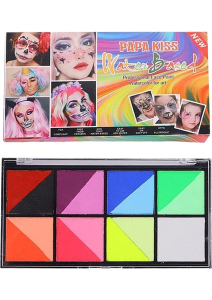 Parti Festivali Sahne Için Yüz Boyama Paleti Yüz Vücut Boyama (Yurt Dışından) modelleri