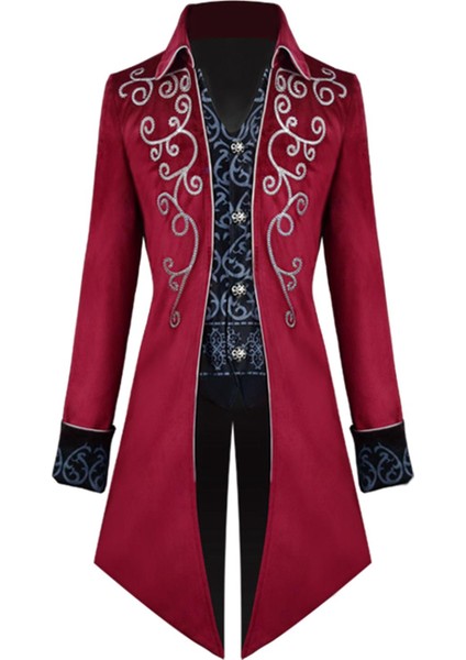 Vintage Şkin Ortaçağ Tailcoat Steampunk (Yurt Dışından)