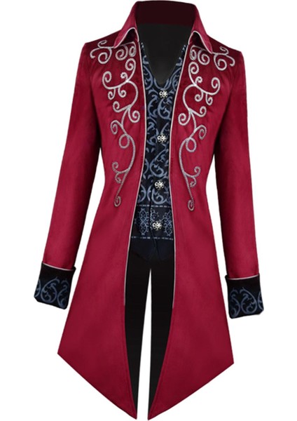 Vintage Şkin Ortaçağ Tailcoat Steampunk (Yurt Dışından)