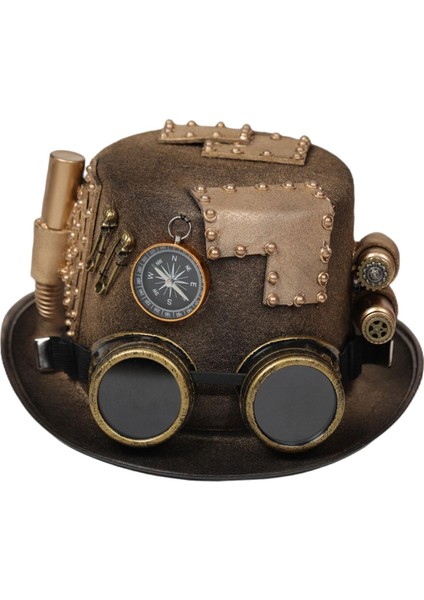 Cosplay Maskeli Tatili Için Steampunk Silindir Ş I (Yurt Dışından)