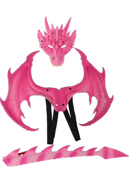 Çocuklar Kostüm Dinozor Kuyruk Kulübü Için Kırmızı (Yurt Dışından)