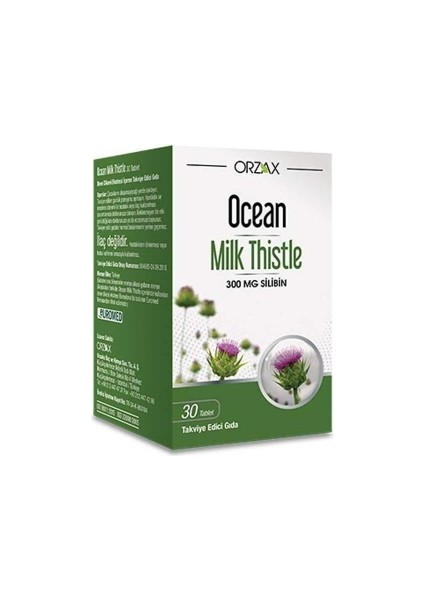 Ocean Milk Thistle 30 Tablet ( 1 Adet )