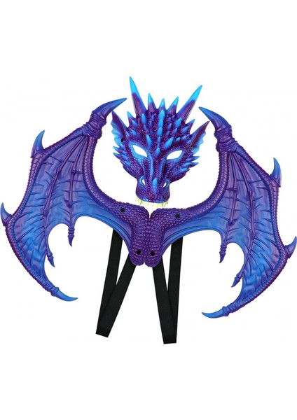 Wing Cadılar I Icı Kostümü Çocuklar Için Mavi (Yurt Dışından)