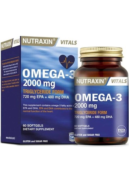 Omega-3 2.000 Mg 60 Softel ( 1 Adet )