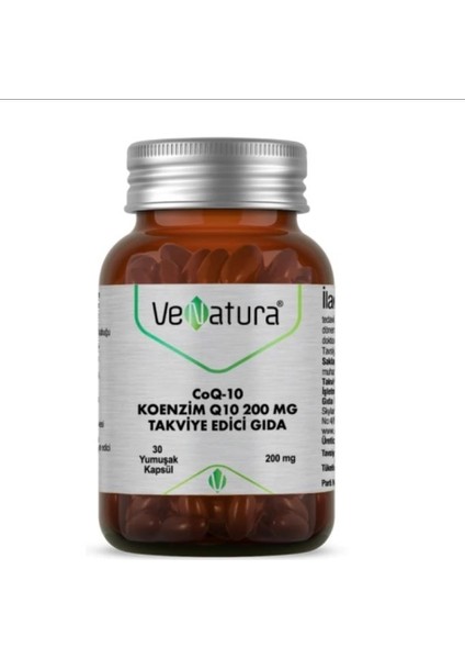 Koenzim Q10 200 Mg 30 Kapsül ( 1 Adet )