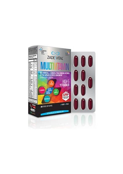 Vital Multivitamin 30 Kapsül  (  1  Adet  )