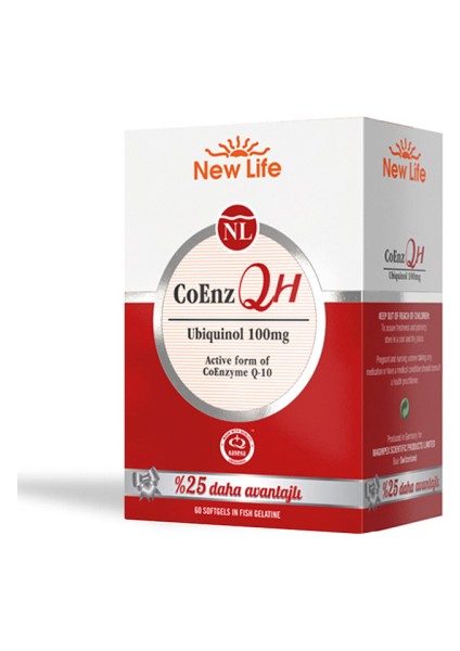 Life Coenzqh 60 Kapsül ( 1 Adet )
