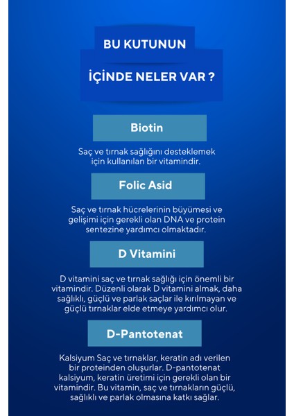 Vita Ceel 2'li Vegan Saç Tırnak Vitamini Çiğnenebilir Gummy Biotin 5000, Vitamin D, Folik Asit, At Kuyruğu