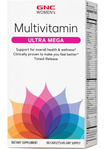 Women's Ultra Mega Multivitamin 90 Tablet