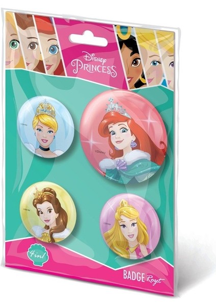 Red Castle Rozet Seti, Disney Princess (4 Adet)-Red Castle Roz-05