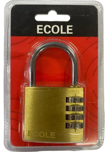 Ecole Şifreli Asma Kilit 50 mm