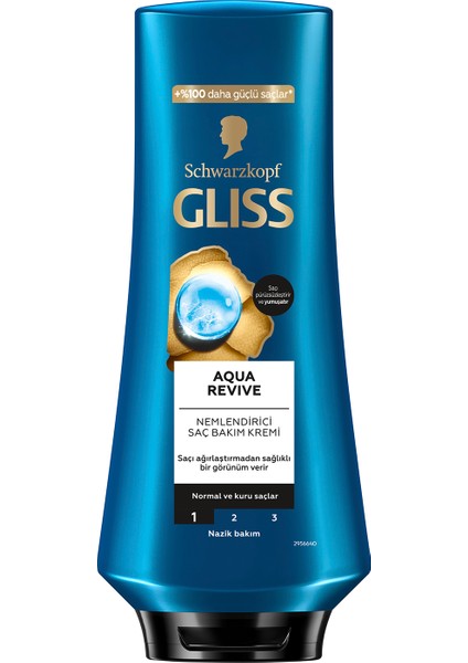 Schwarzkopf Gliss Aqua Revive Nemlendirici Saç Bakım Kremi 360 Ml