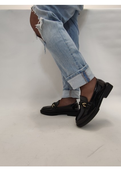 Mist-Kadın Oxford Günlük Ayakkabı(Mystl A3-A3A) - Siyah-Rugan - 38 indirimleri