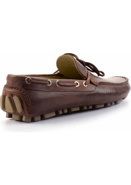 Kahve Floter Deri Erkek Loafer Ayakkabı E01395332140 fırsatları
