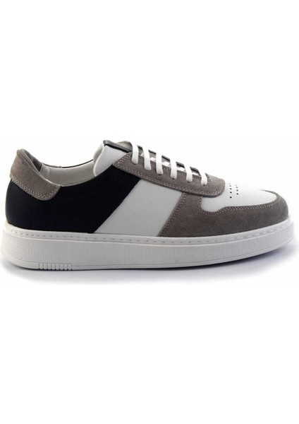 Gri Lacivert Süet Deri Erkek Sneaker E01440056802 fiyatları